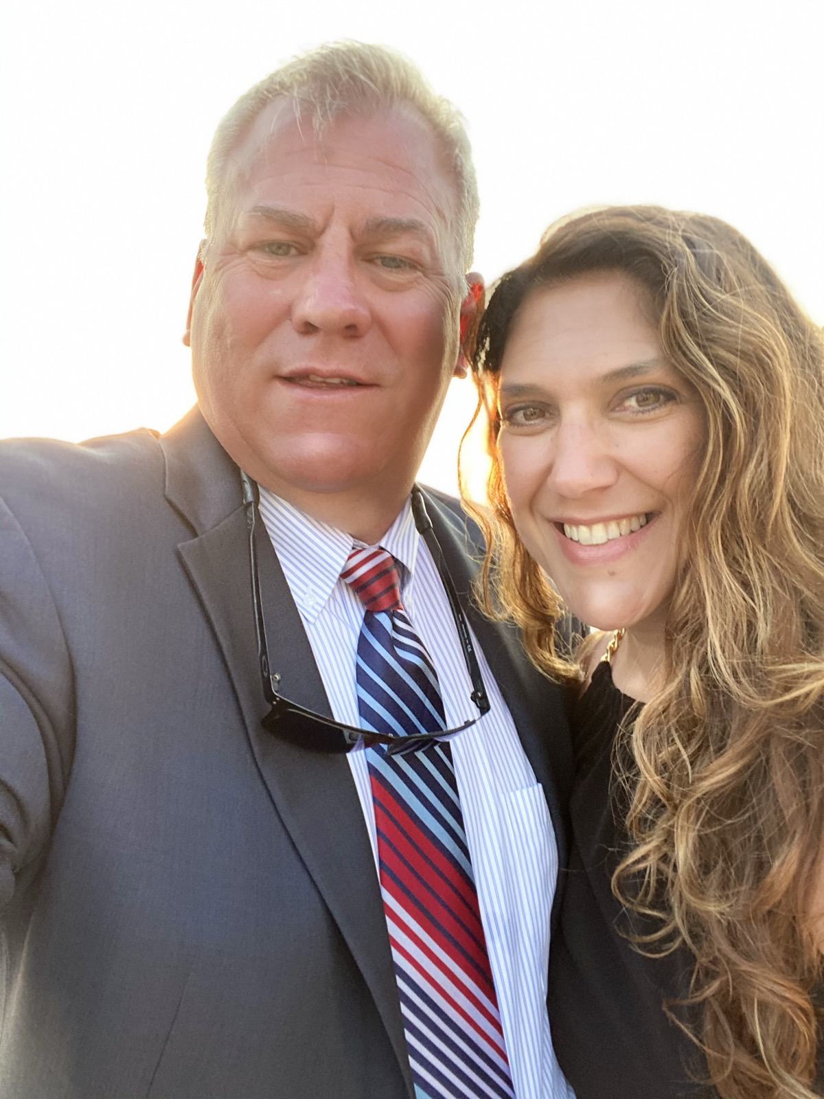 Ron Hakes with his wife Betty