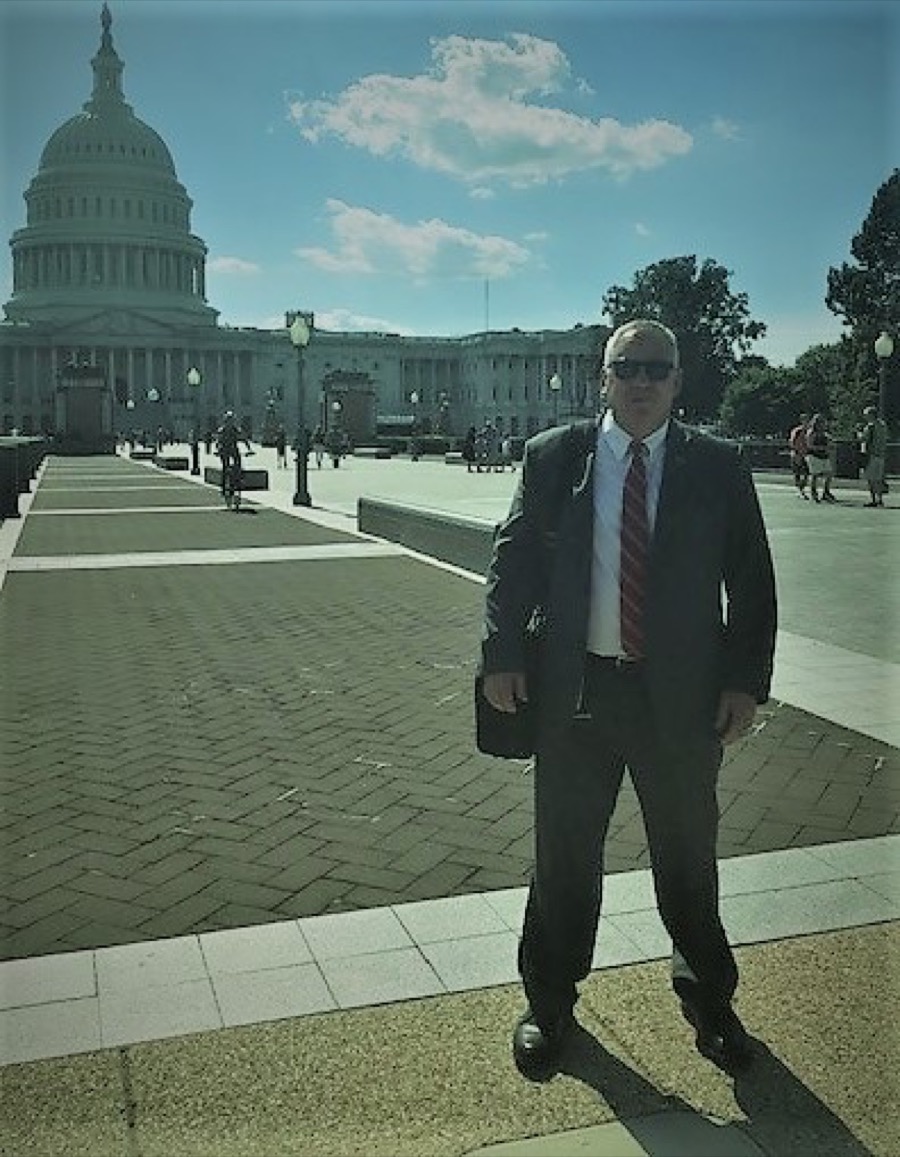 Ron Hakes at the US Capitol, Washington DC